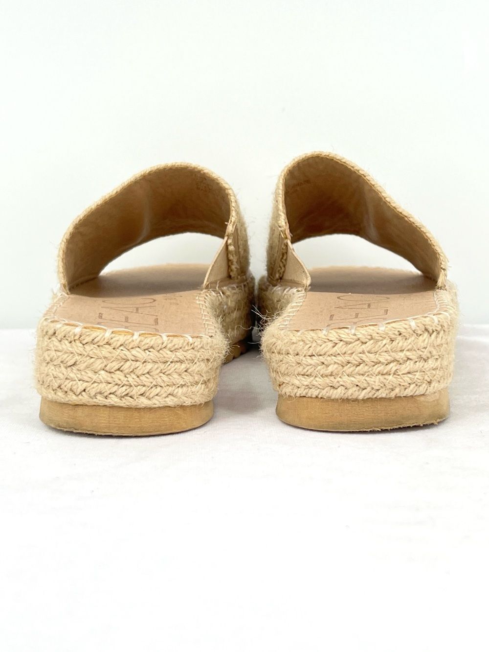 Beach by Matisse Jute Platform Slide Espadrille Sandals Natural Beige Women’s 9 - Picture 7 of 9